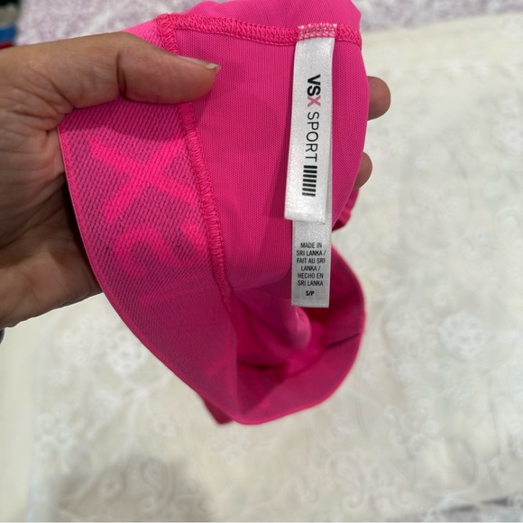 VSX Sports Victoria Secret Vibrant Pink Racerback Sports Bra - Picture 7 of 9
